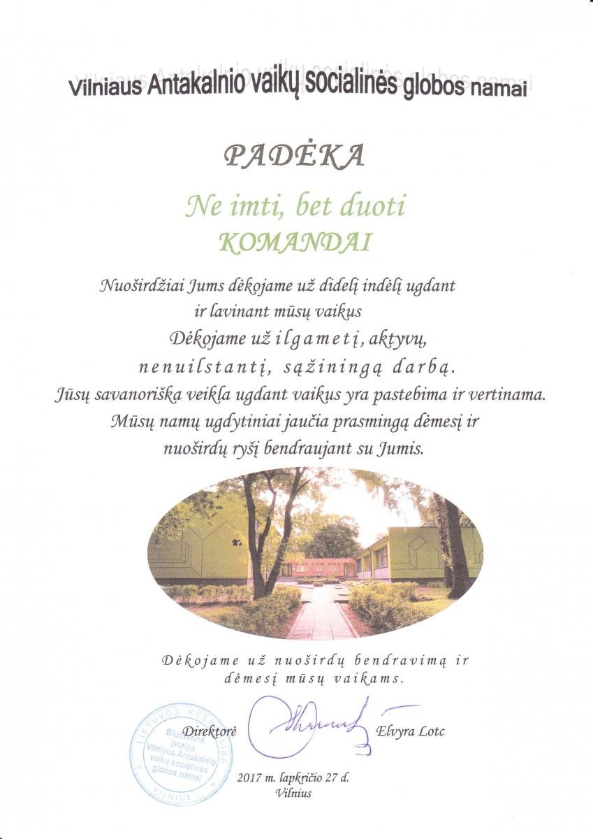 Padėka_Antakalnis_2017