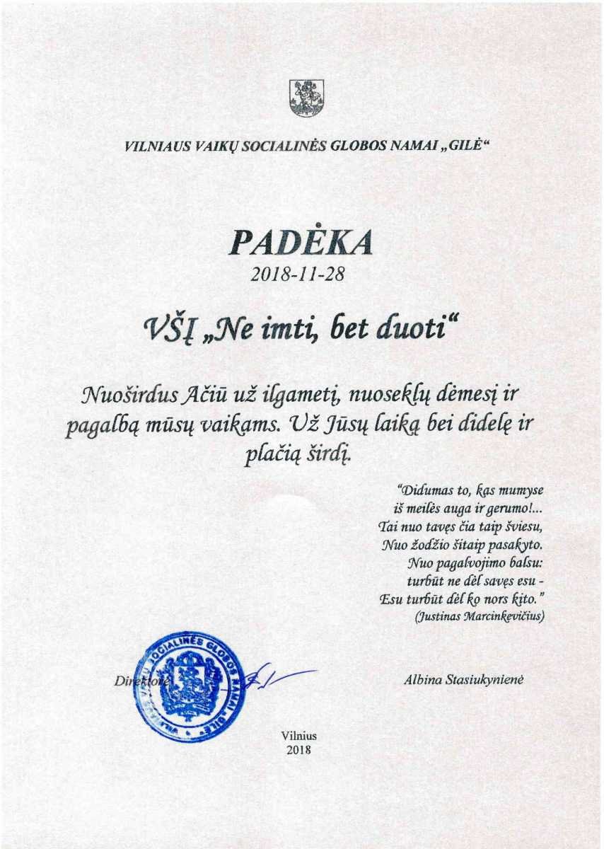 Padėka_Gilė_2018-2