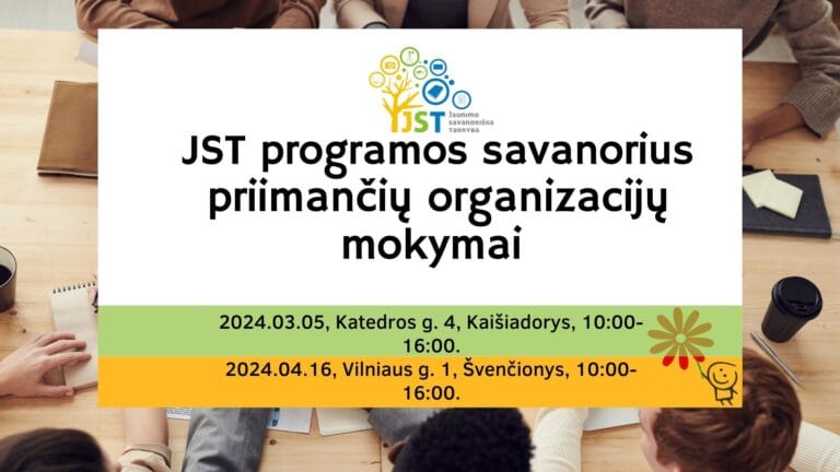 Jaunimo savanoriškos tarnybos kuratorių tinklo susitikimas